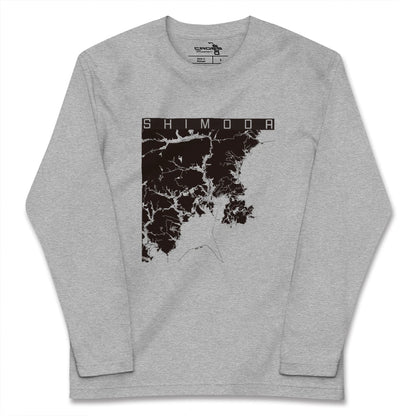 【下田（静岡県）】地図柄ロングスリーブTシャツ