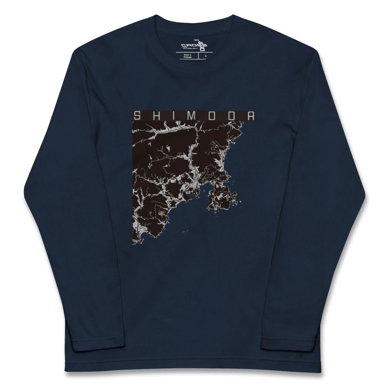 【下田（静岡県）】地図柄ロングスリーブTシャツ