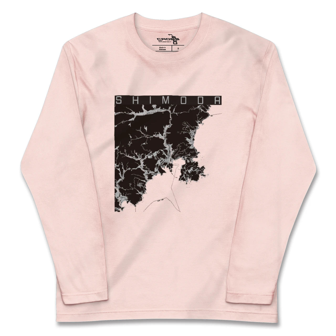 【下田（静岡県）】地図柄ロングスリーブTシャツ
