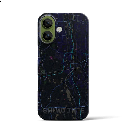 【下館（茨城県）】地図柄iPhoneケース（バックカバータイプ）