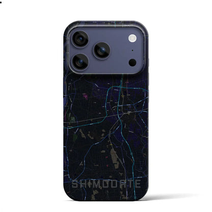 【下館（茨城県）】地図柄iPhoneケース（バックカバータイプ）