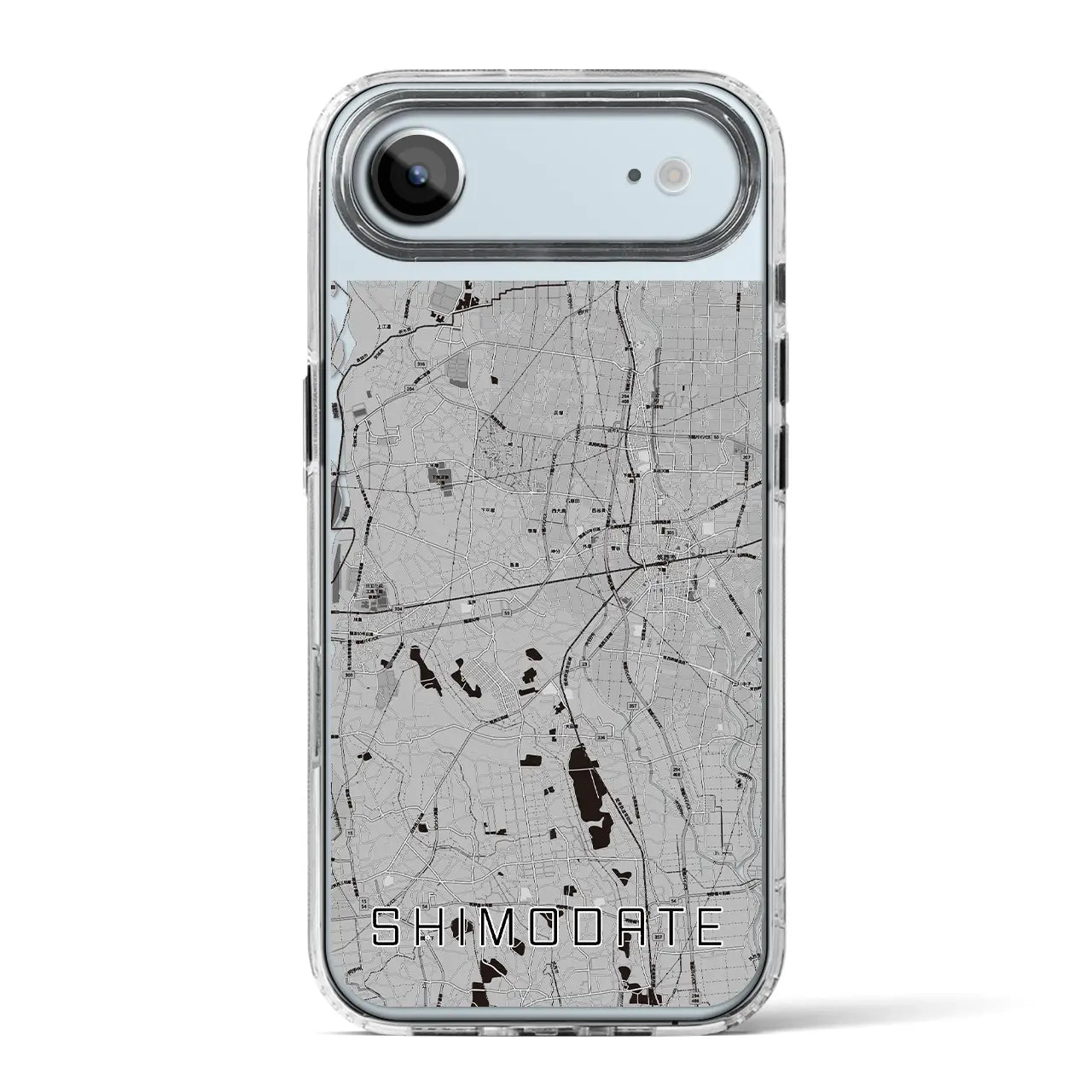 【下館（茨城県）】地図柄iPhoneケース（MagSafeタイプ）