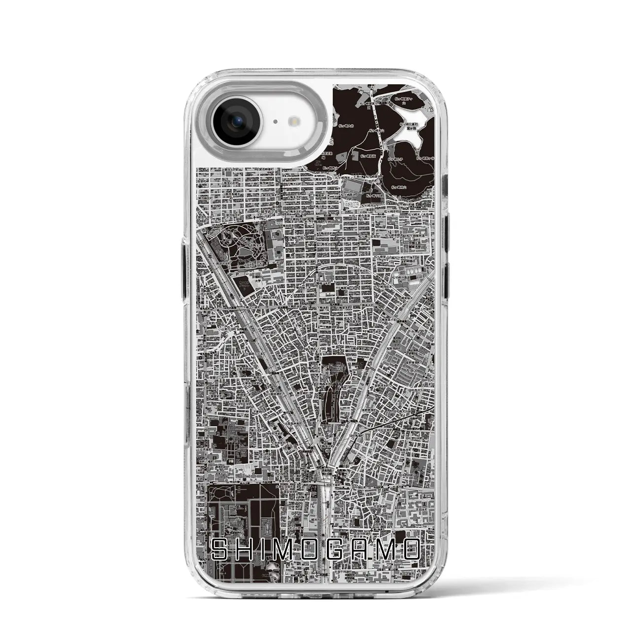 【下鴨（京都府）】地図柄iPhoneケース（MagSafeタイプ）