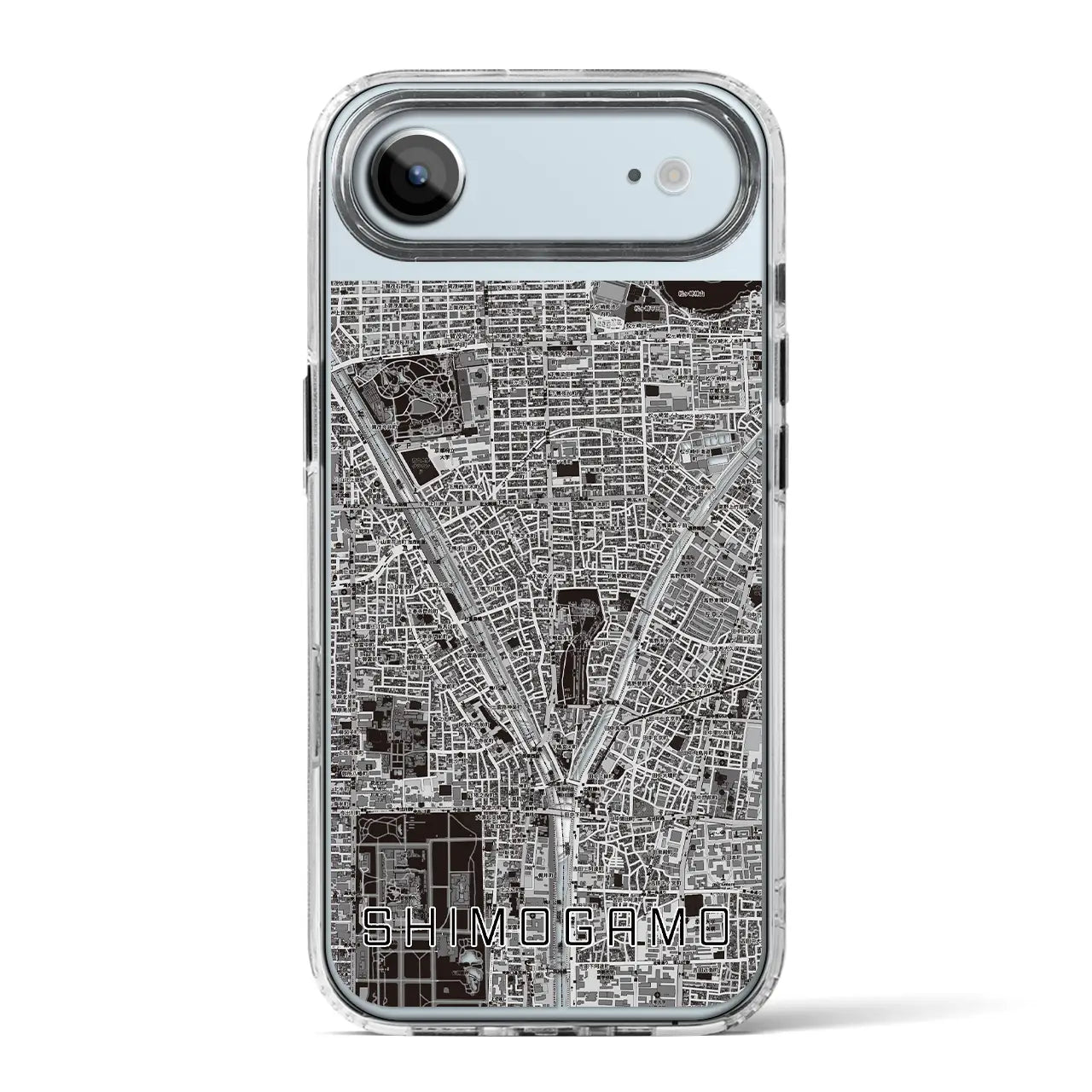 【下鴨（京都府）】地図柄iPhoneケース（MagSafeタイプ）