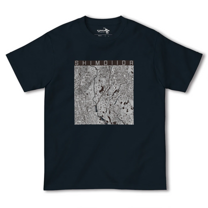 【下飯田（神奈川県）】地図柄ヘビーウェイトTシャツ