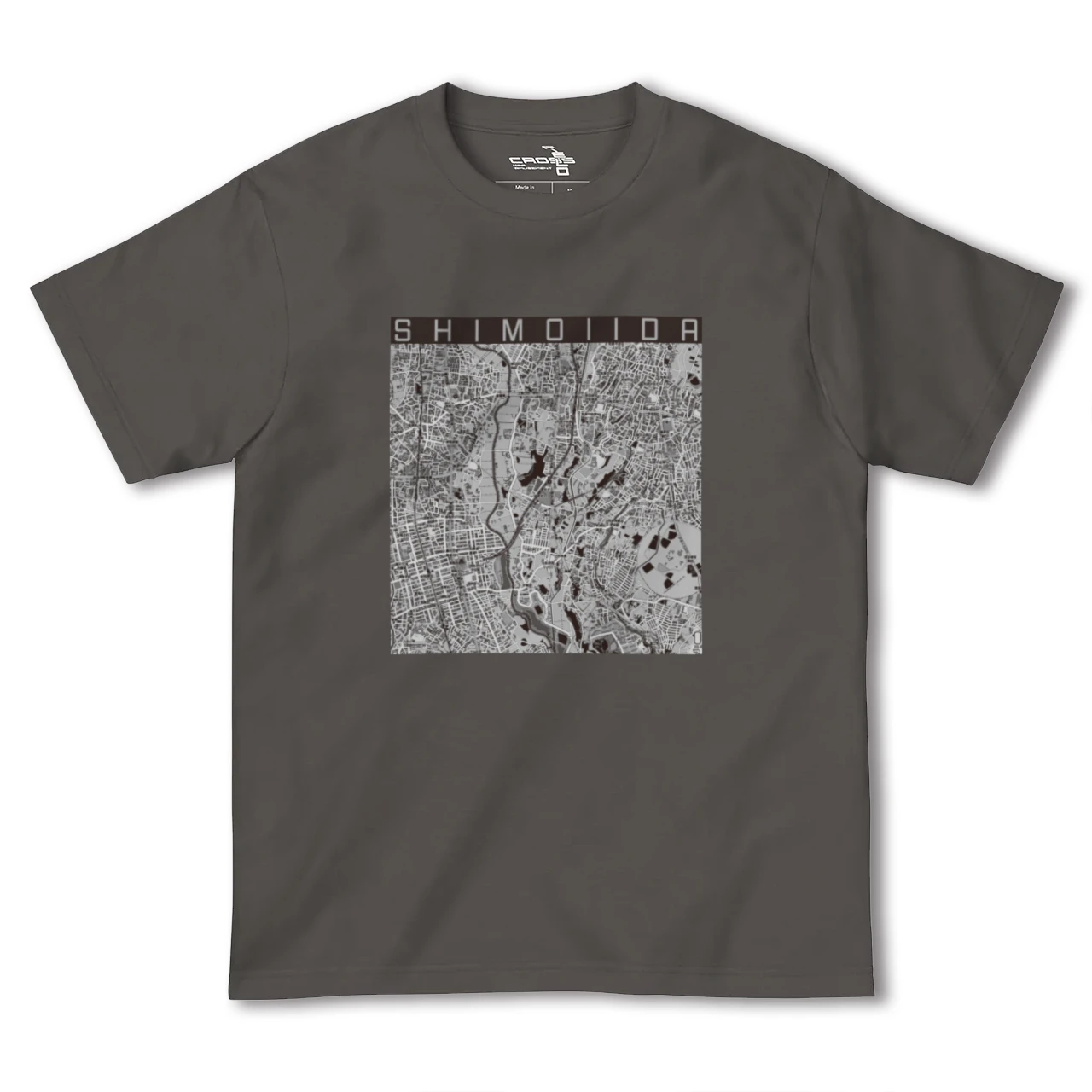 【下飯田（神奈川県）】地図柄ヘビーウェイトTシャツ
