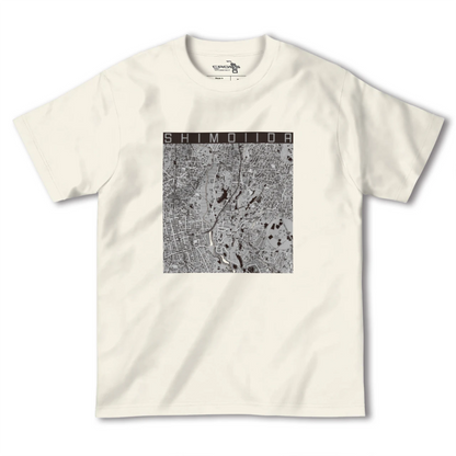 【下飯田（神奈川県）】地図柄ヘビーウェイトTシャツ