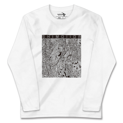 【下飯田（神奈川県）】地図柄ロングスリーブTシャツ