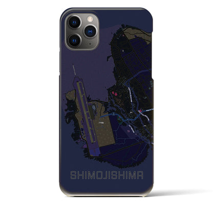 【下地島（沖縄県）】地図柄iPhoneケース（バックカバータイプ）