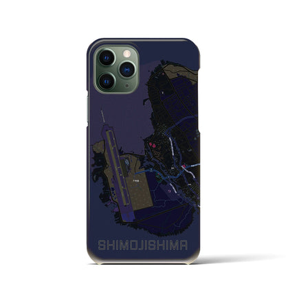 【下地島（沖縄県）】地図柄iPhoneケース（バックカバータイプ）