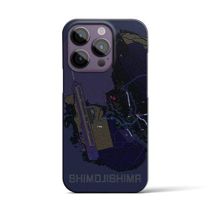 【下地島（沖縄県）】地図柄iPhoneケース（バックカバータイプ）