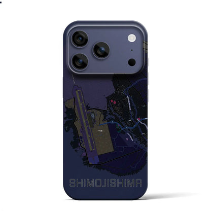 【下地島（沖縄県）】地図柄iPhoneケース（バックカバータイプ）