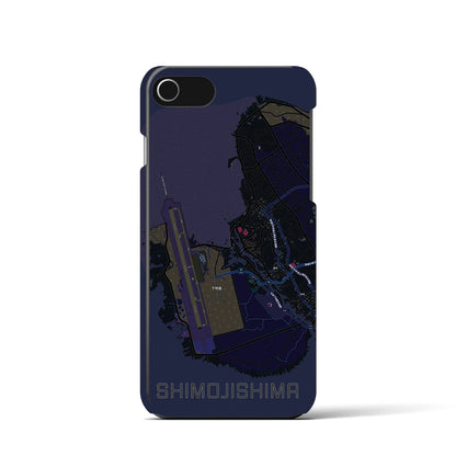 【下地島（沖縄県）】地図柄iPhoneケース（バックカバータイプ）