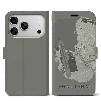 【下地島（沖縄県）】地図柄iPhoneケース（手帳タイプ）