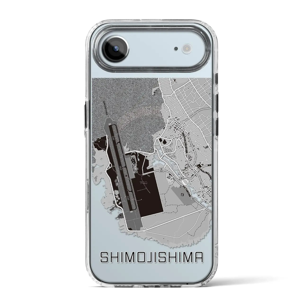 【下地島（沖縄県）】地図柄iPhoneケース（MagSafeタイプ）