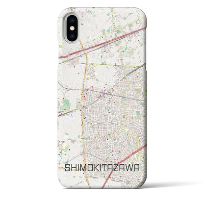 【下北沢（東京都）】地図柄iPhoneケース（バックカバータイプ）