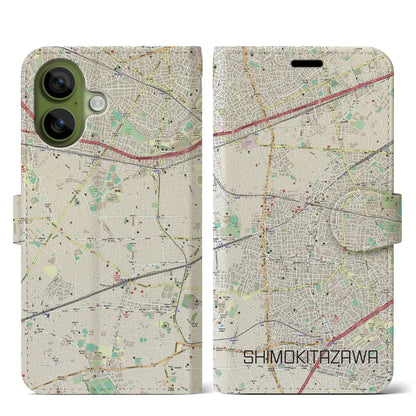 【下北沢（東京都）】地図柄iPhoneケース（手帳タイプ）