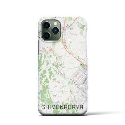 【下永谷（神奈川県）】地図柄iPhoneケース（バックカバータイプ）