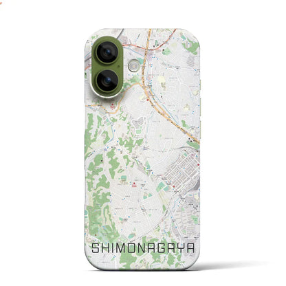 【下永谷（神奈川県）】地図柄iPhoneケース（バックカバータイプ）