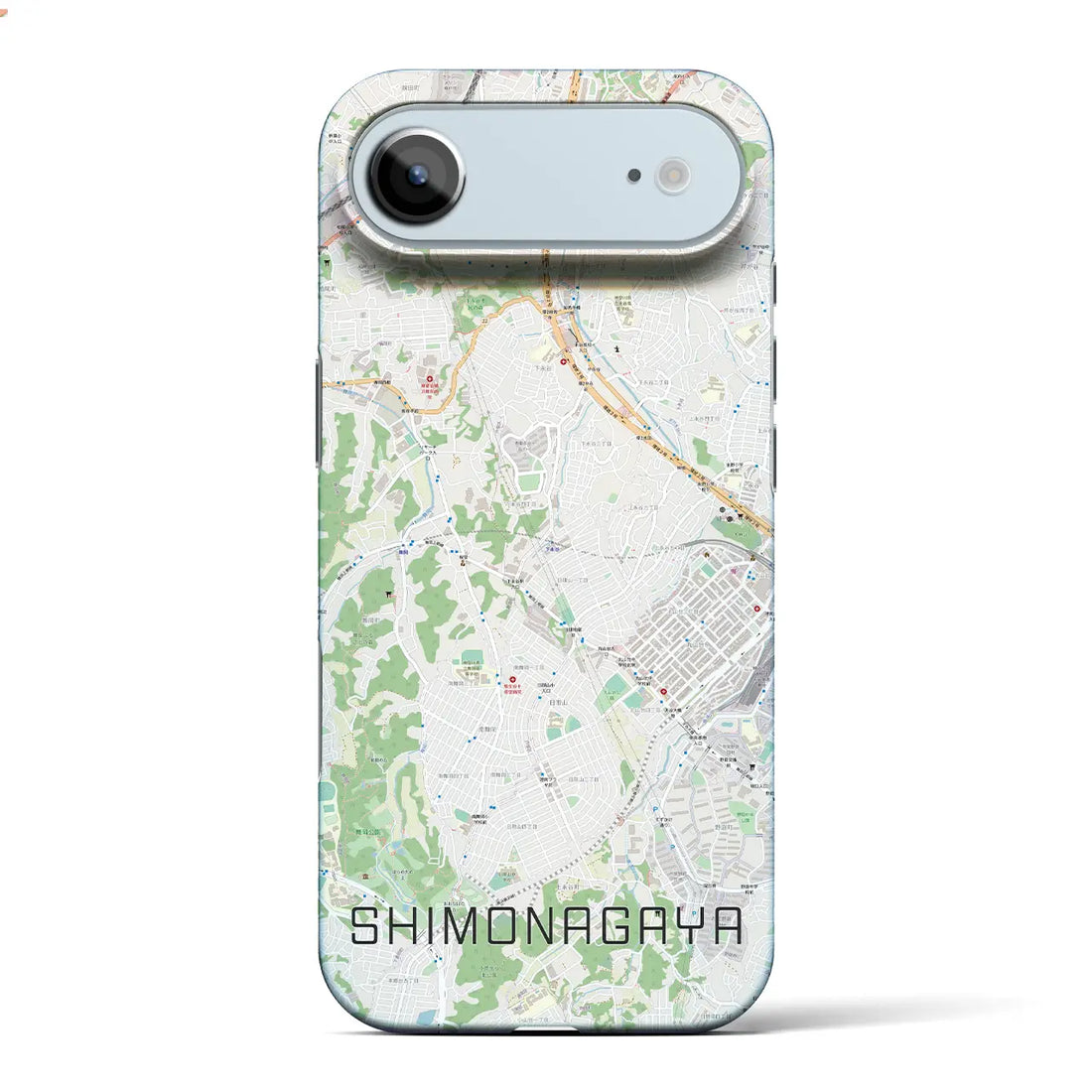 【下永谷（神奈川県）】地図柄iPhoneケース（バックカバータイプ）ナチュラル・iPhone 17 Pro Max 用