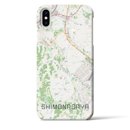 【下永谷（神奈川県）】地図柄iPhoneケース（バックカバータイプ）