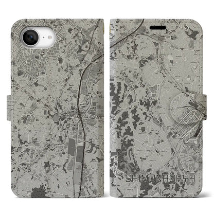 【下永谷（神奈川県）】地図柄iPhoneケース（手帳タイプ）