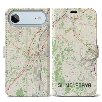 【下永谷（神奈川県）】地図柄iPhoneケース（手帳タイプ）