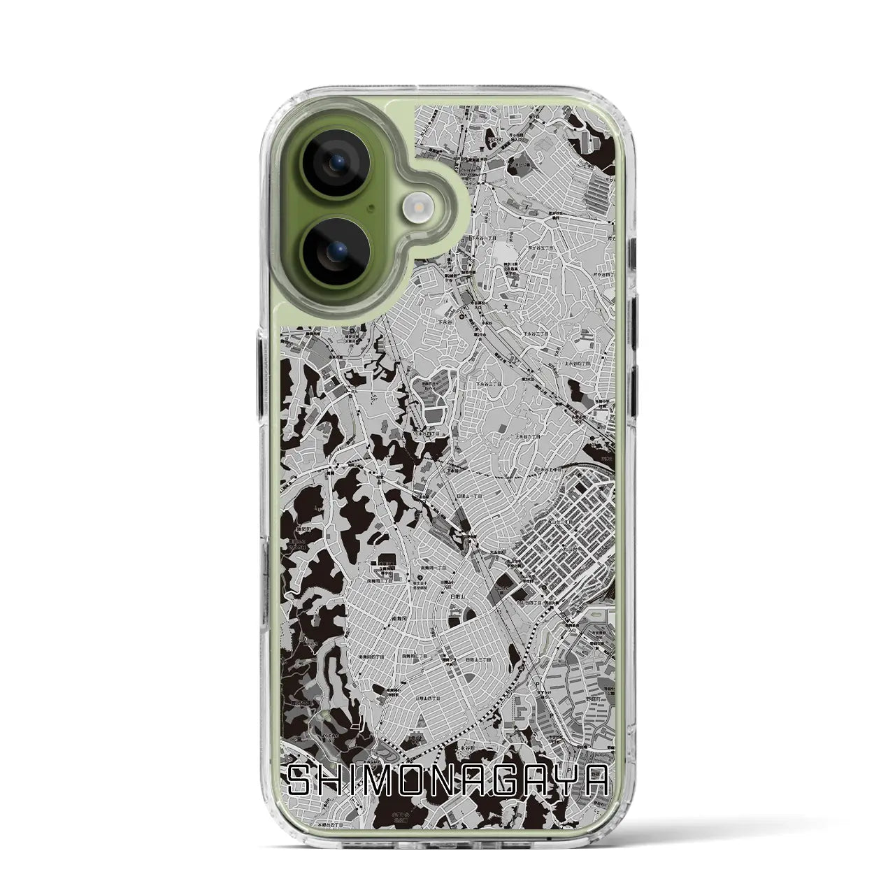 【下永谷（神奈川県）】地図柄iPhoneケース（MagSafeタイプ）