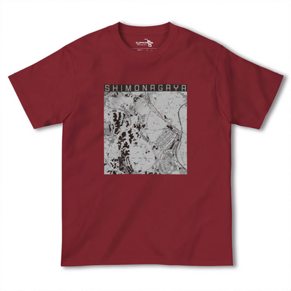 【下永谷（神奈川県）】地図柄ヘビーウェイトTシャツ