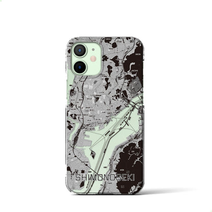【下関2（山口県）】地図柄iPhoneケース（クリアタイプ）
