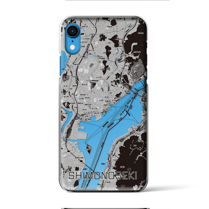 【下関2（山口県）】地図柄iPhoneケース（クリアタイプ）