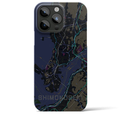 【下関（山口県）】地図柄iPhoneケース（バックカバータイプ）