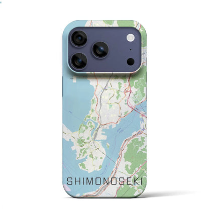 【下関（山口県）】地図柄iPhoneケース（バックカバータイプ）