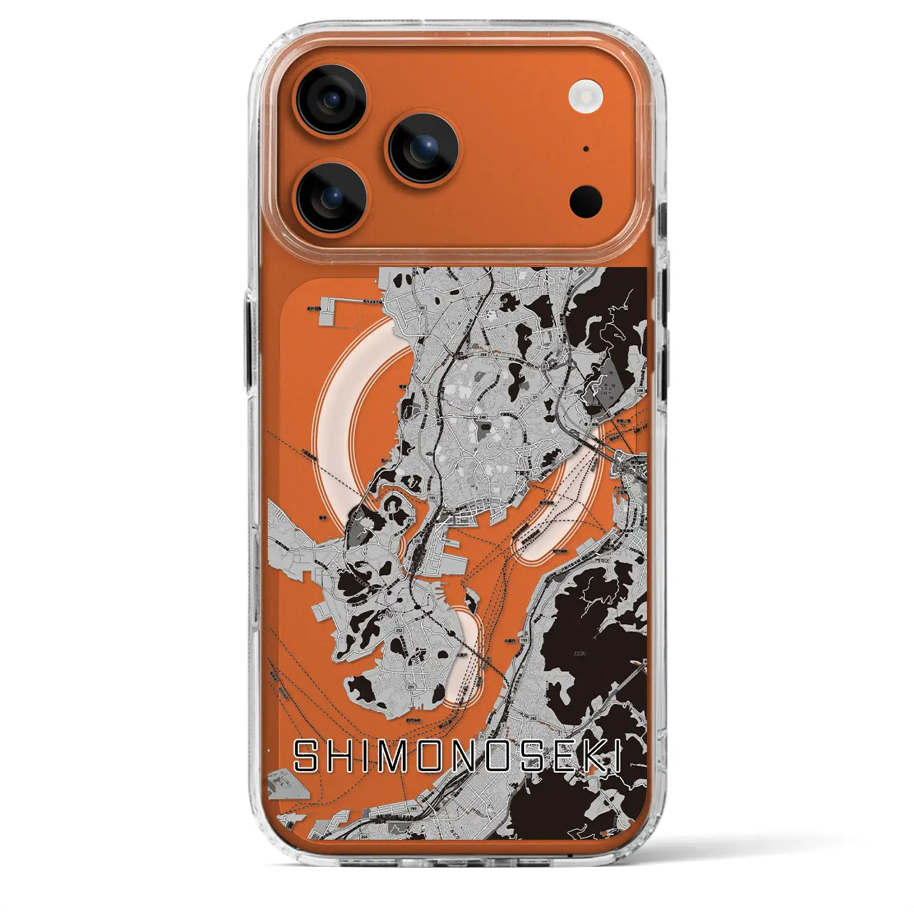 【下関（山口県）】地図柄iPhoneケース（MagSafeタイプ）