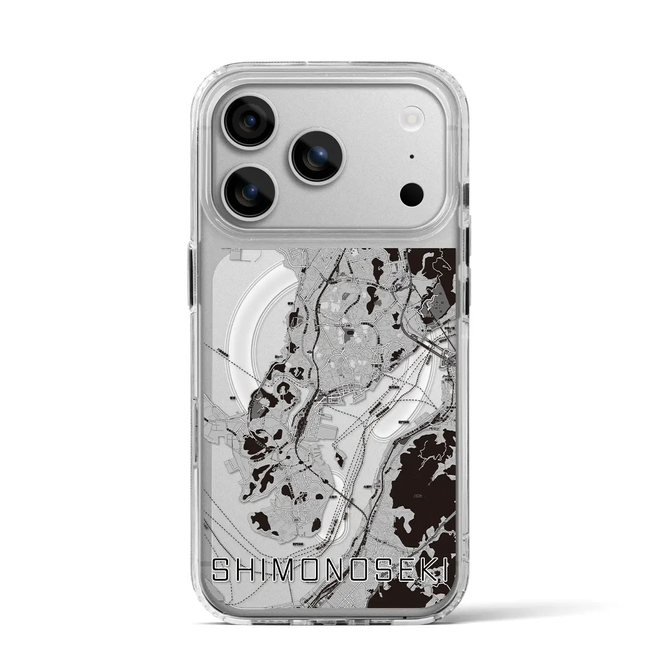 【下関（山口県）】地図柄iPhoneケース（MagSafeタイプ）