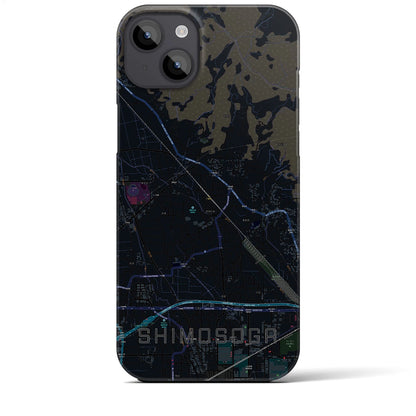 【下曽我（神奈川県）】地図柄iPhoneケース（バックカバータイプ）