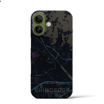 【下曽我（神奈川県）】地図柄iPhoneケース（バックカバータイプ）