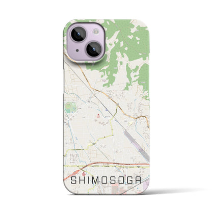 【下曽我（神奈川県）】地図柄iPhoneケース（バックカバータイプ）