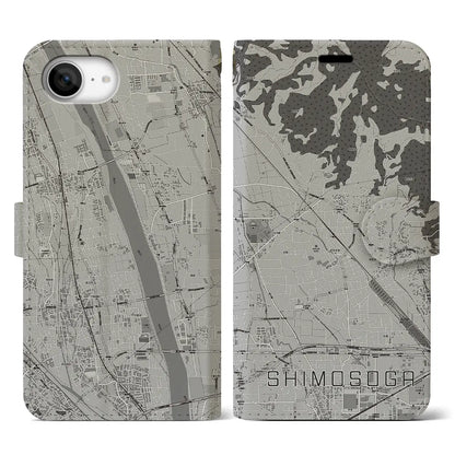 【下曽我（神奈川県）】地図柄iPhoneケース（手帳タイプ）