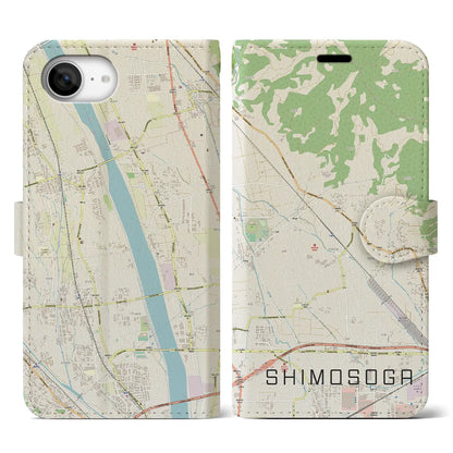 【下曽我（神奈川県）】地図柄iPhoneケース（手帳タイプ）