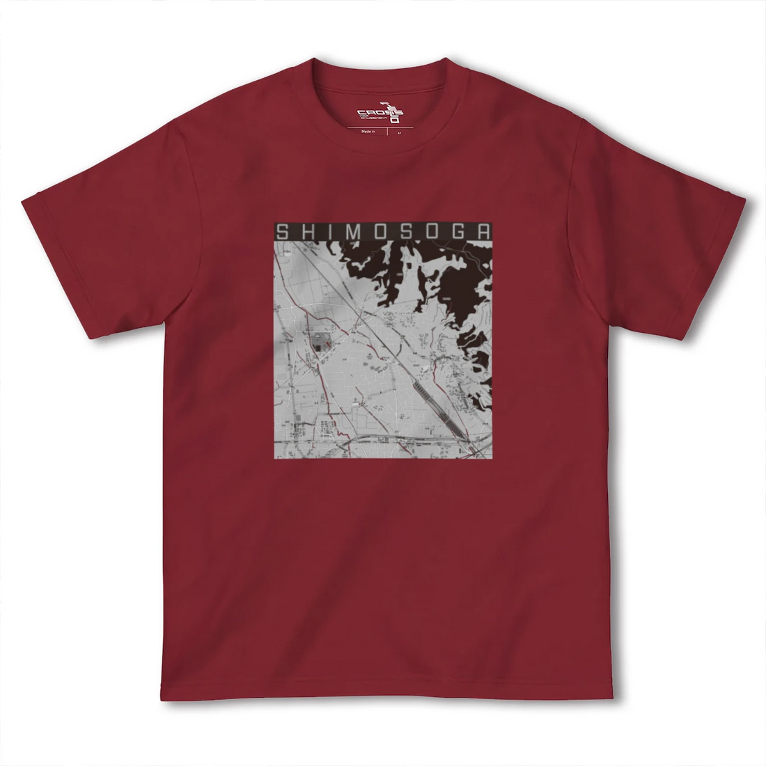 【下曽我(神奈川県)】地図柄ヘビーウェイトTシャツ