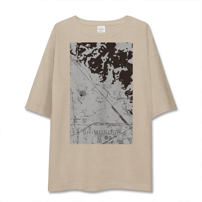 【下曽我（神奈川県）】地図柄ビッグシルエットTシャツ