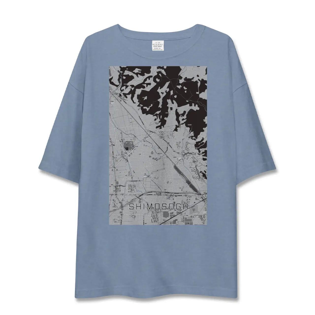 【下曽我（神奈川県）】地図柄ビッグシルエットTシャツ