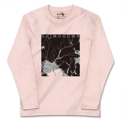 【下諏訪（長野県）】地図柄ロングスリーブTシャツ