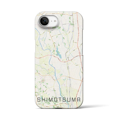 【下妻（茨城県）】地図柄iPhoneケース（バックカバータイプ）