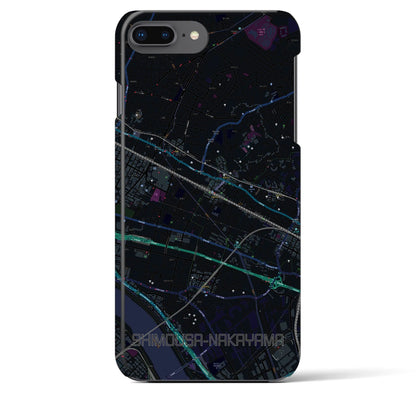 【下総中山（千葉県）】地図柄iPhoneケース（バックカバータイプ）