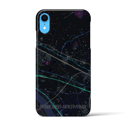 【下総中山（千葉県）】地図柄iPhoneケース（バックカバータイプ）