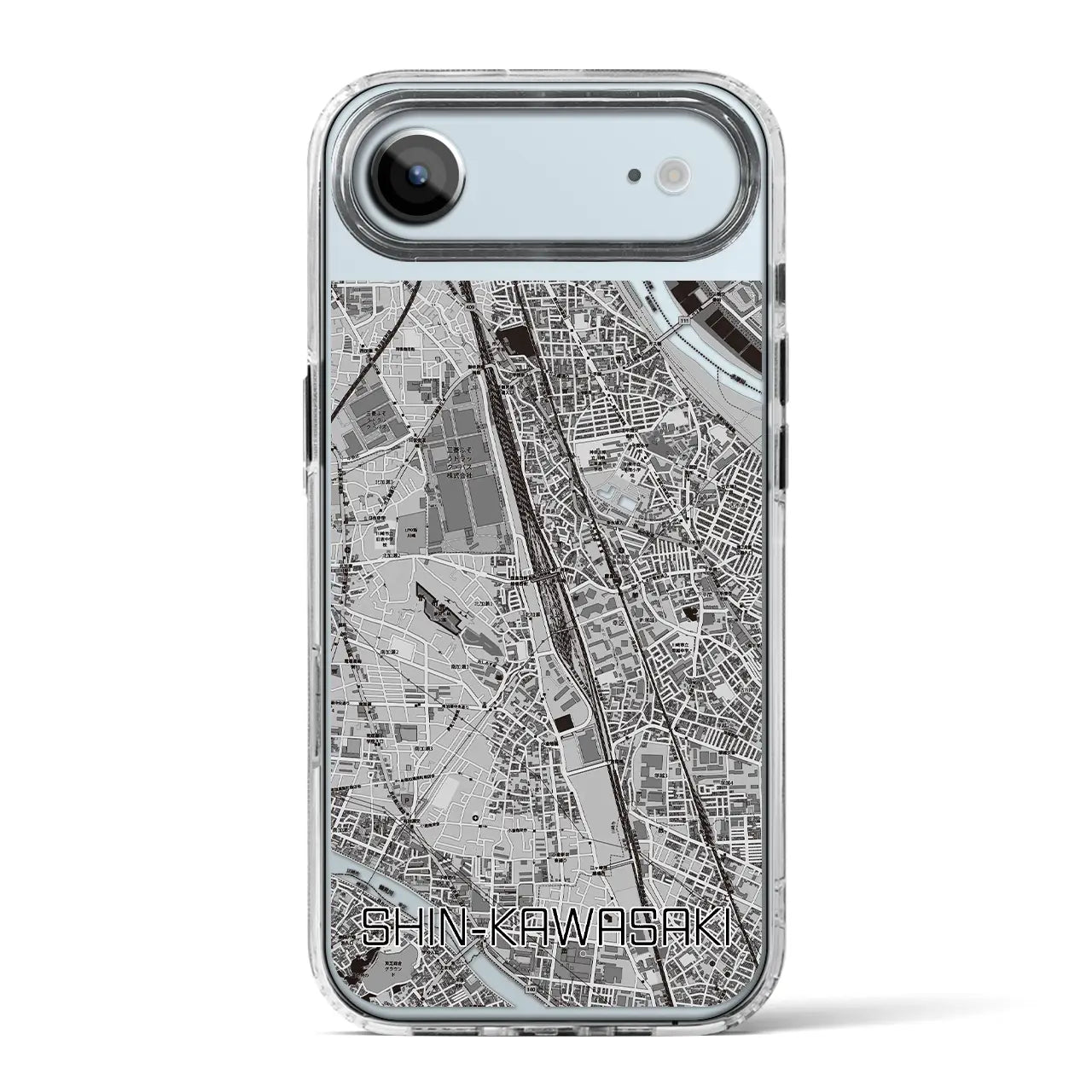 【新川崎（神奈川県）】地図柄iPhoneケース（MagSafeタイプ）