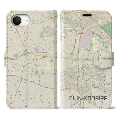 【新小平（東京都）】地図柄iPhoneケース（手帳タイプ）