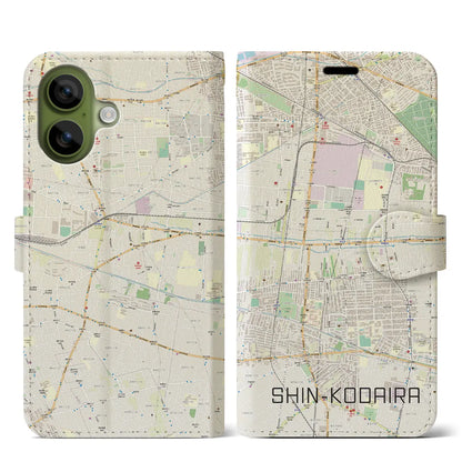 【新小平（東京都）】地図柄iPhoneケース（手帳タイプ）